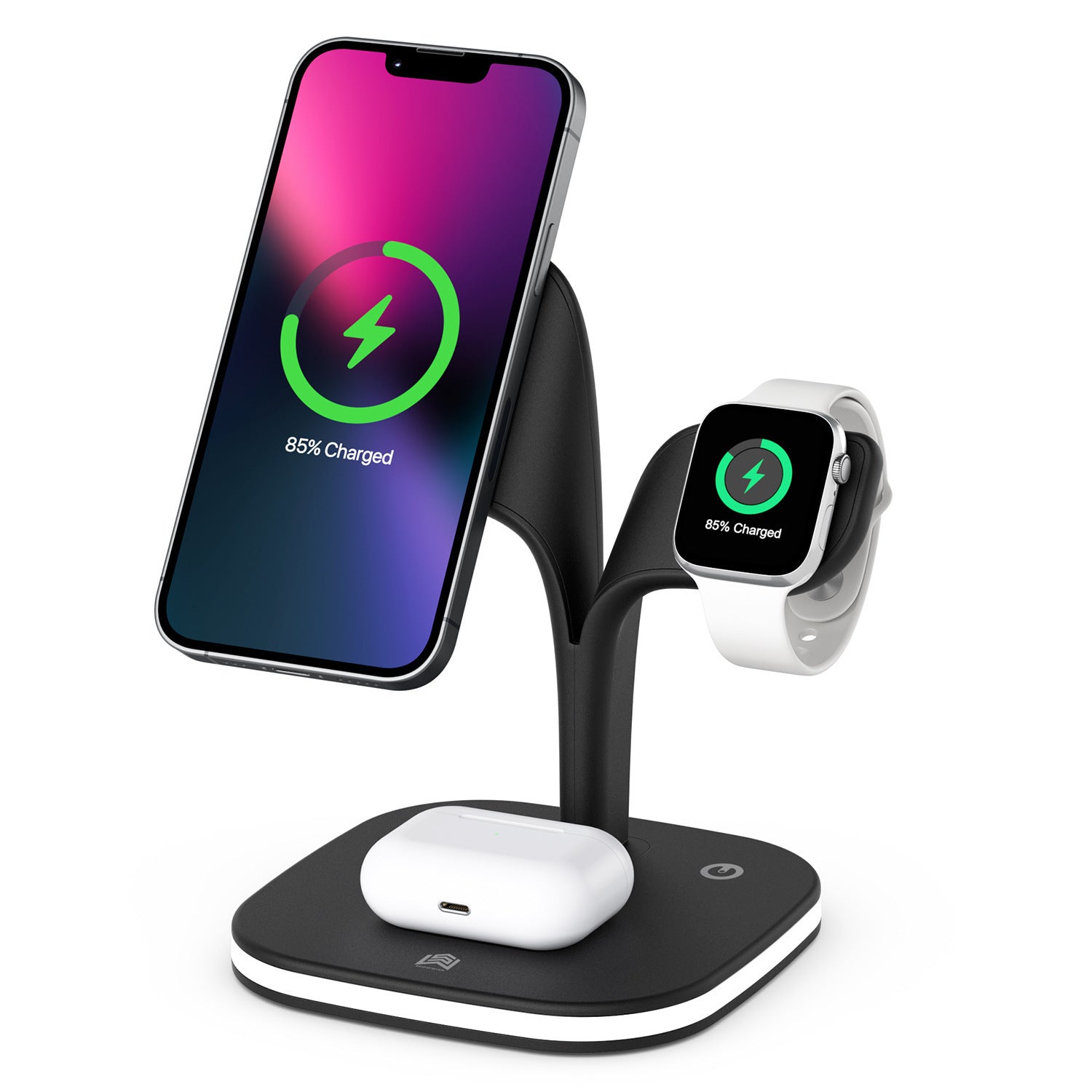 Phone Desktop Wireless Charger Watch Headphone Stand Phone Desktop Wireless Charger Watch Headphone Stand